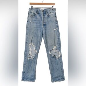 Agolde high-rise straight leg jeans 26